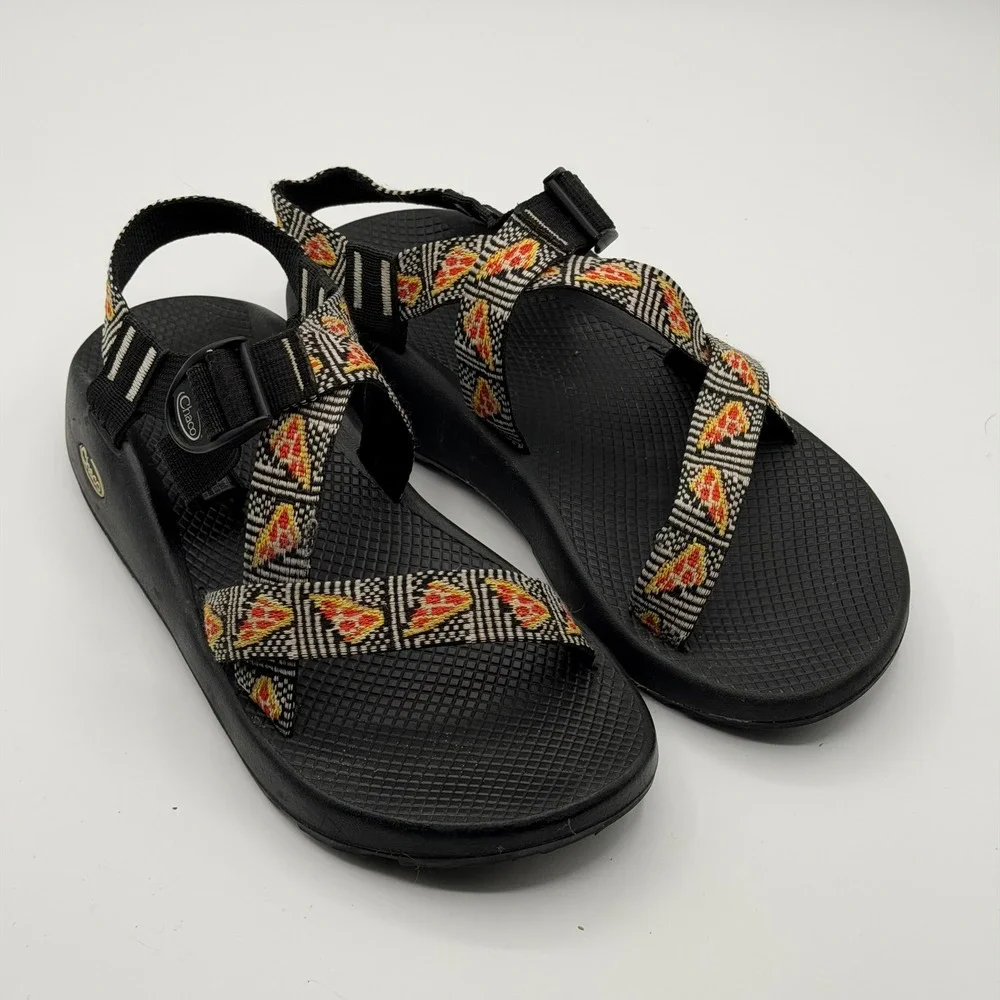 Chaco Z1 Classic Pizza Sandals Mens 11 Black Strappy Sport J106321